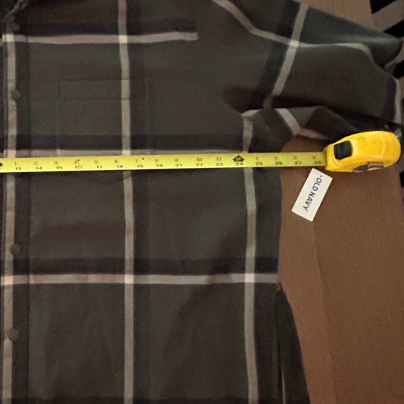 Old Navy Mens Cozy Fleece Lined Snap Shaket Shirt - Size XXL - Picture 5 of 7